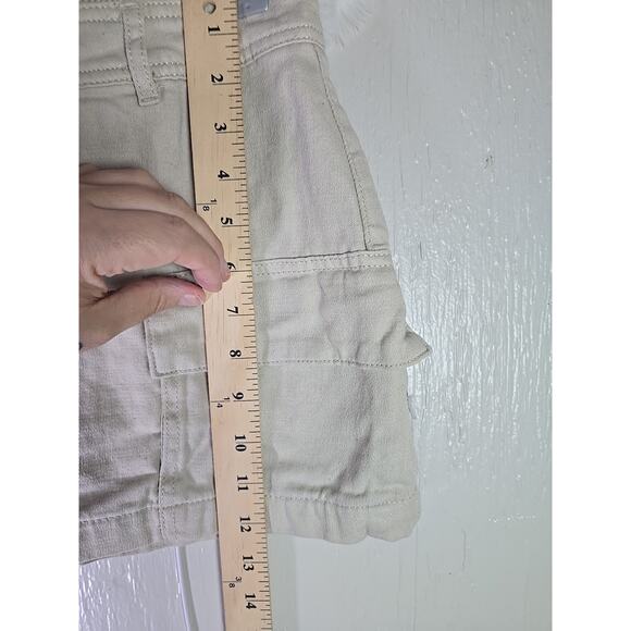 Y2K Mini Skirt Cotton On Bobbie Cargo Mini Skirt Womens 4 Khaki School Party - Picture 3 of 6